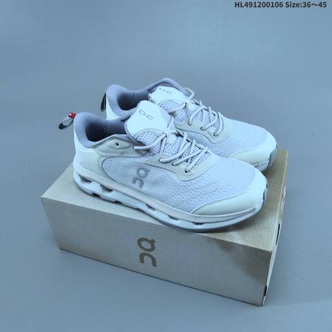 On Running Cloudzone Moon Light Grey White EU 36-45 Running Shoe Running Sneakers - Unisex (BS-69720)