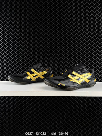 ASICS HYPERSYNC Black Gold Dark Gray 36-46 Sneaker Casual Sneakers - Unisex (BS-81822)