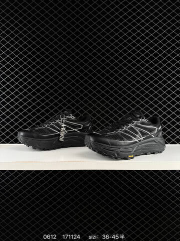 HOKA ONE ONE Mafate Speed 2 Low Black White EU 36-45 Trail Shoe Trail Running Sneakers - Unisex (BS-86202)