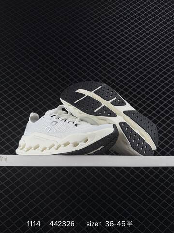 On Cloudsurfer Cloudtec Phase White Off White Black EU 36-45 Running Shoe Running Sneakers - Unisex (BS-85465)