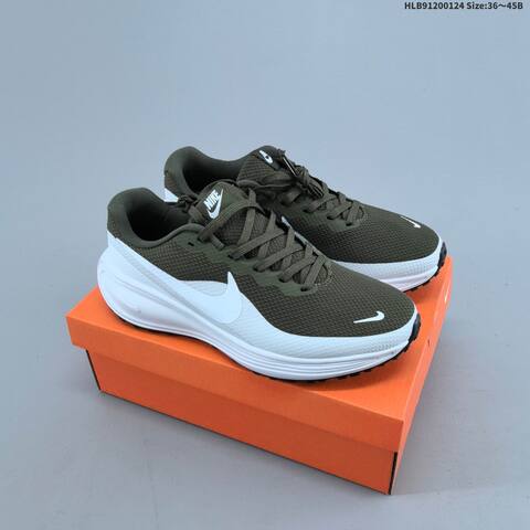 Nike Revolution 8 HJ9198 303 Olive Green White Black EU 36 45 Running Shoe EU 36-45 - Unisex (BS-61782)
