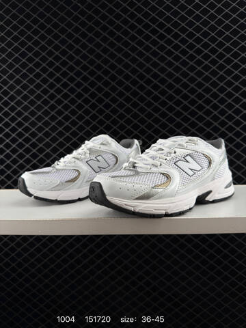 New Balance 530 White Silver Gold Black EU 36-45 Sneaker - Unisex (BS-82753)