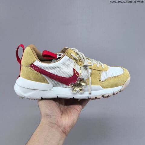 Nike Craft Mars Yard 2 0 Tom Sachs Year Of The Horse White Tan Red Beige EU 36-45 Sneaker - Unisex (BS-61480)