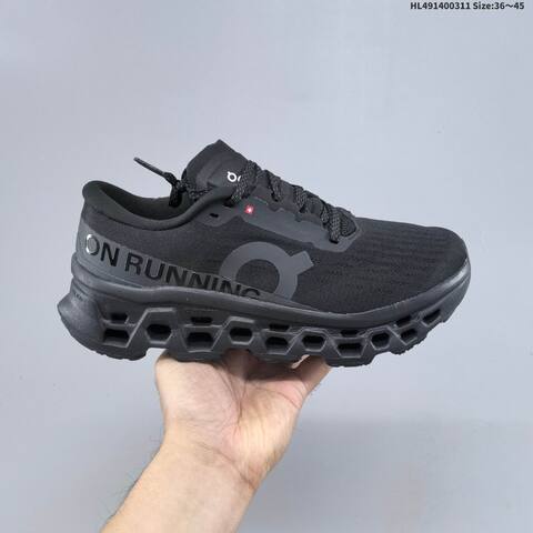On Cloudmonster Void White Black Or Triple Black EU 36-45 Running Shoe Running Sneakers - Unisex (BS-69683)