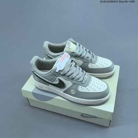Nike Air Force 1 07 LV8 Grey White Black Cream EU 36-45 Sneaker - Unisex (BS-60677)