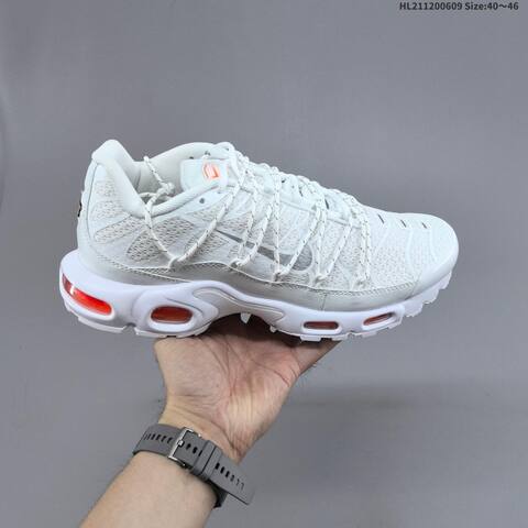 Nike Air Max Plus White Orange EU 40-46 Running Shoe - Men's (BS-59923)