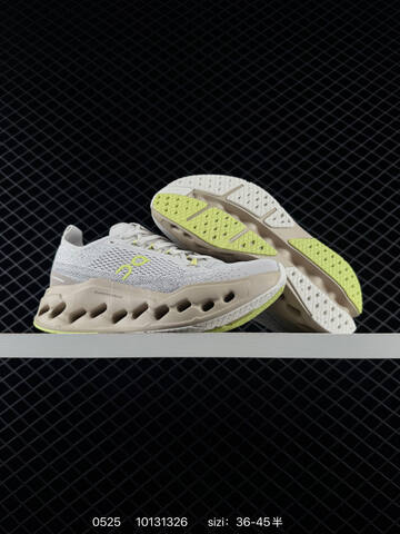 On Cloudsurfer Phase Ivory Beige Lime White EU 36-45 Running Shoe Running Sneakers - Unisex (BS-85248)