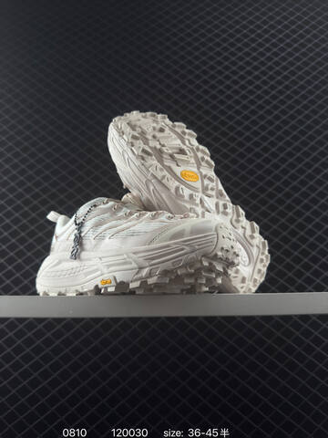 HOKA ONE ONE Mafate Speed Three 2 Off White Yellow EU 36-45 Trail Shoe Trail Running Sneakers - Unisex (BS-86500)