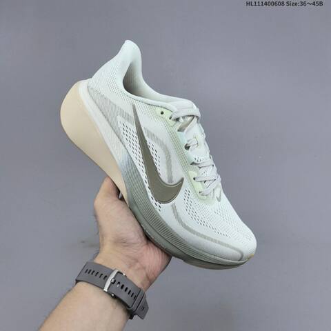 Nike Air Zoom Pegasus 42 IB1873-020 Light Off White Olive Beige EU 36-45 Running Shoe - Unisex (BS-59954)