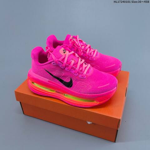 Nike VOMERO PREMIUM ReactX Air Zoom Hyper Pink Black Neon Yellow EU 36-45 Running Shoe - Unisex (BS-62273)