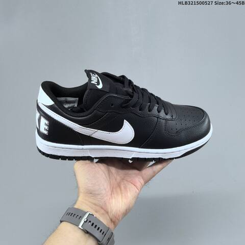 Nike Big Low 355152-016 Black White EU 36-45 Skate Shoe - Unisex (BS-60069)
