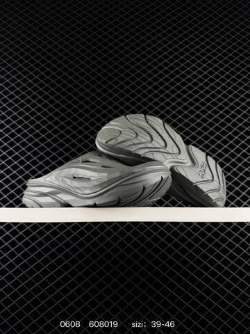 HOKA ONE ONE ORA Recovery Mule Gray EU 39-46 Slides Casual Sneakers - Unisex (BS-86209)