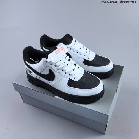 Nike Air Force 1 Low 07 White Black EU 36-45 Sneaker - Unisex (BS-62622)