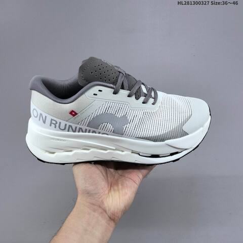 On Cloudultra 3 White Grey Orange EU 36-46 Trail Shoe Trail Running Sneakers - Unisex (BS-69659)