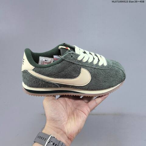 Nike Classic Cortez Dark Green Cream Off White Gum Brown EU 36-45 Sneaker - Unisex (BS-60190)