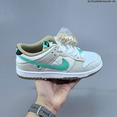 Nike Dunk Low White Light Grey Mint Beige Black Red Orange Blue EU 36-45 Skate Shoe - Unisex (BS-60501)