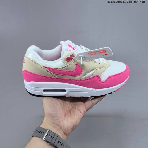 Nike Air Max 1 White Beige Pink Blue EU 36-47 Sneaker - Unisex (BS-60416)