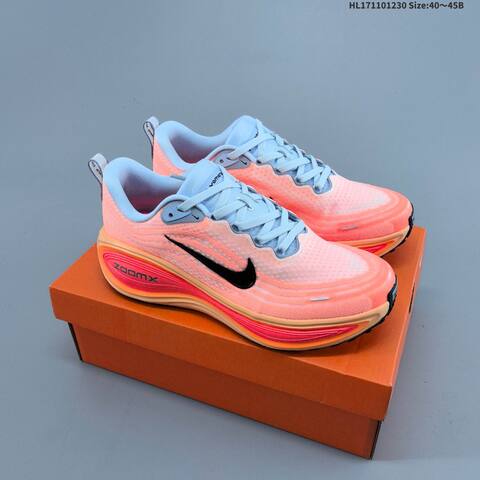 Nike Vomero Plus ReactX Air Zoom Peach Light Blue Orange Black EU 40-45 Running Shoe - Men's (BS-62316)