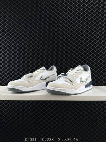 Jordan Air Jordan Legacy 312 Low White Light Grey Navy Grey EU 36-46 Basketball Shoe - Unisex (BS-81272)