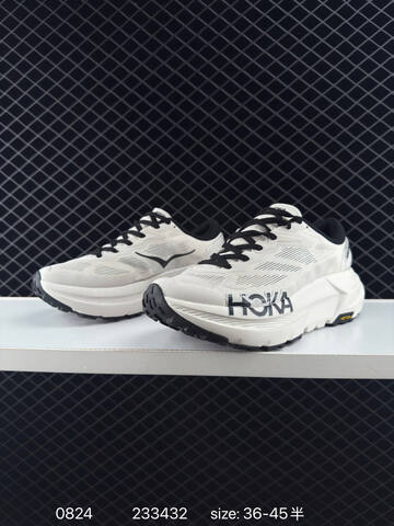 HOKA ONE ONE Mafate X White Black EU 36-45 Trail Shoe Trail Running Sneakers - Unisex (BS-86474)