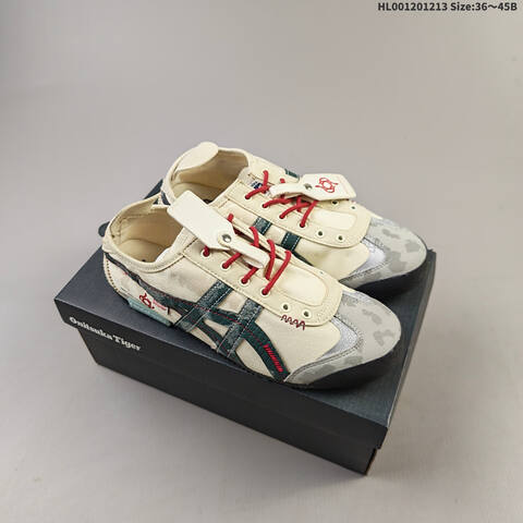 Onitsuka Tiger Mexico 66 CNY Cream Dark Green Red Black EU 36-45 Sneaker Casual Sneakers - Unisex (BS-69159)