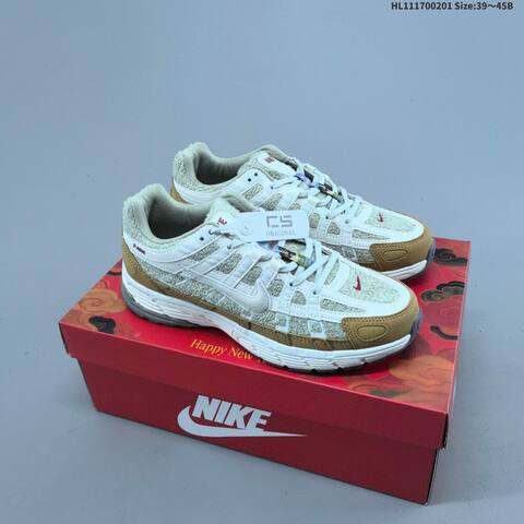 Nike P-6000 CNY IQ1120-311 Light Green White Tan Red EU 39-45 Running Shoe - Unisex (BS-61598)