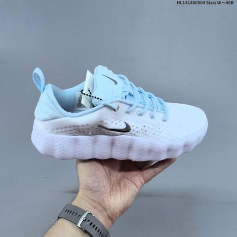 Nike HQ4308-003 White Light Blue Metallic Silver EU 36-46 Running Shoe - Unisex (BS-60536)