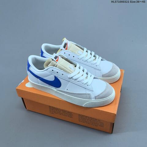 Nike Blazer Low 77 VNTG White Blue Sail EU 36-45 Skate Shoe - Unisex (BS-61226)