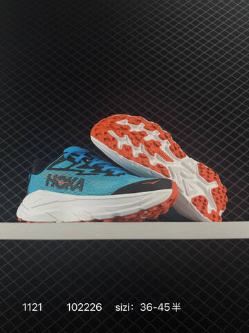 HOKA ONE ONE Challenger 8 Cyan Black White Orange EU 36-45 Trail Shoe Trail Running Sneakers - Unisex (BS-86376)
