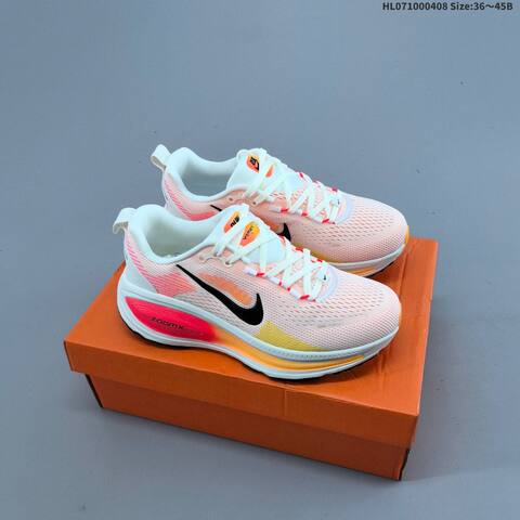 Nike Vomero 18 ReactX Air Zoom White Black Orange Pink Yellow EU 36-45 Running Shoe - Unisex (BS-60889)