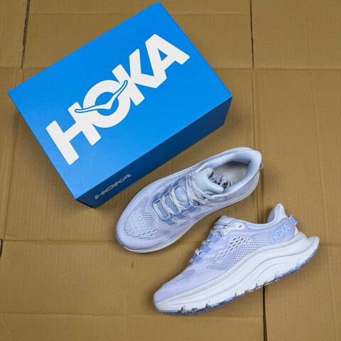HOKA Kawana 2 Light Purple White Light Blue Running Shoe Running Sneakers (BS-86921)
