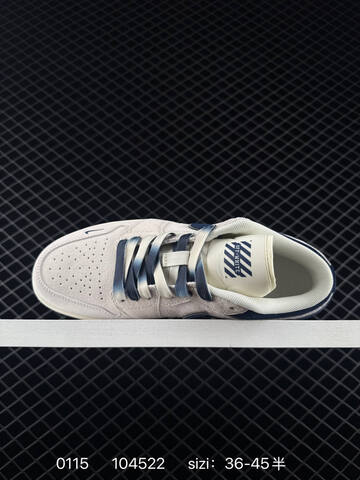Jordan Air Jordan 1 Low Light Beige Navy Blue Off White EU 36-45 Sneaker - Unisex (BS-79828)