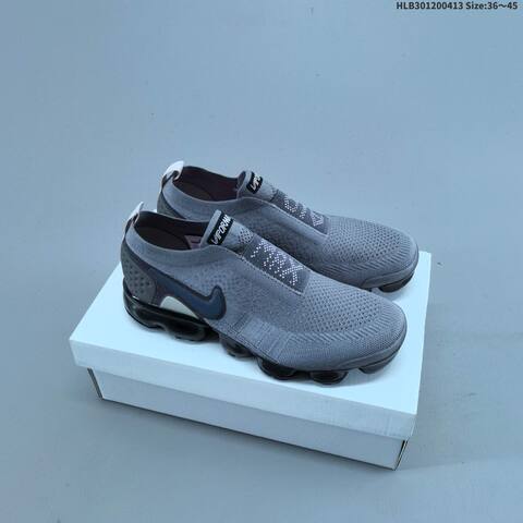 Nike Air VaporMax Flyknit 2 AJ6599-003 Grey Black White Dark Blue EU 36-45 Running Shoe - Unisex (BS-60757)