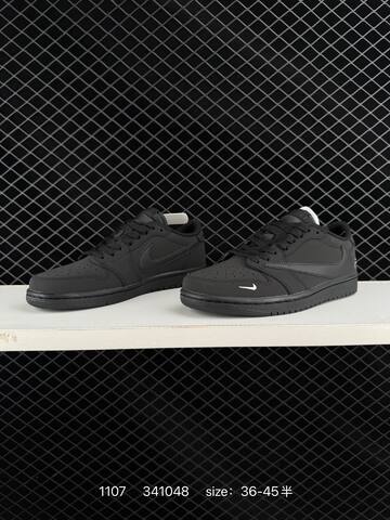 Jordan Air Jordan 1 Low Travis Scott x ACW Black White EU 36-45 Sneaker - Unisex (BS-80329)