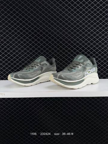 HOKA ONE ONE Other HOKA ONE Ortholite AAA Quality Replica High-end Men s And Women s Fashion Sports Running And Basketball Shoes Up To 95 Off Retail During The Current Promotion Olive Green Off White Beige EU 36-46 Running Shoe Running Sneakers (BS-86396)