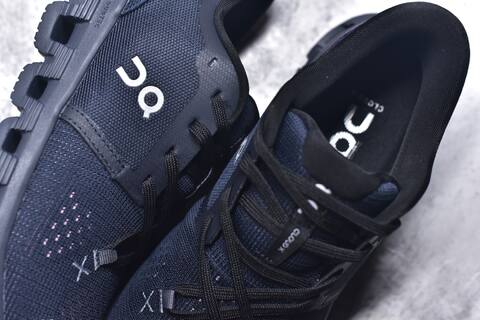 On Running Cloud X4 Navy Black Purple Running Shoe Running Sneakers (BS-59774)