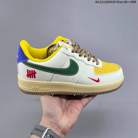 Nike Air Force 1 07 Off White Yellow Green Red Blue EU 36 45 Sneaker EU 36-45 - Unisex (BS-61076)