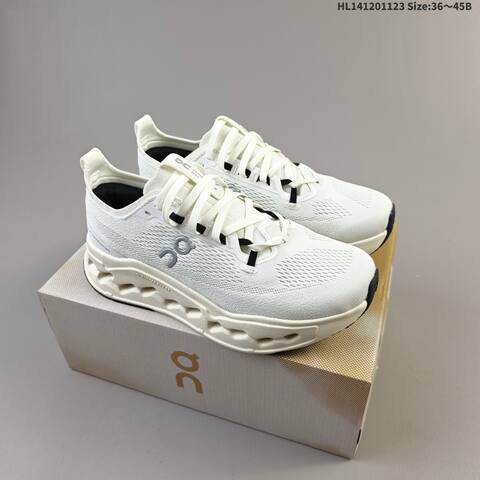 On Cloudsurfer Max Ivory White Black EU 36-45 Running Shoe Running Sneakers - Unisex (BS-69782)