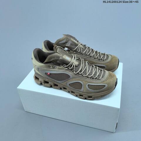 On Cloud X FKA Black White And Khaki Brown EU 36-45 Running Shoe Running Sneakers - Unisex (BS-69702)