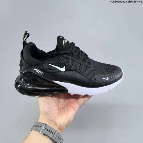 Nike Air Max 270 AH8050-005 Black White Gold EU 36-45 Running Shoe - Unisex (BS-60947)
