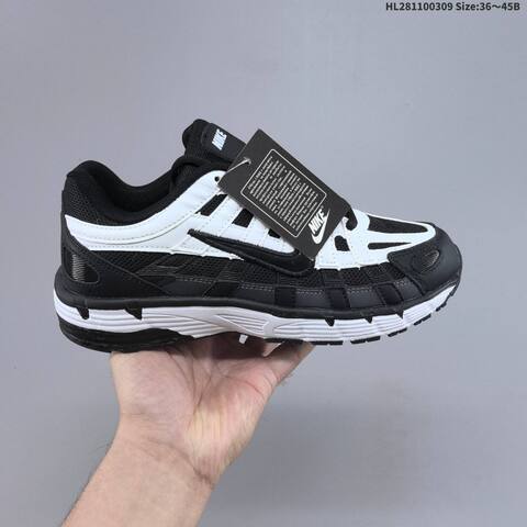 Nike P-6000 Black White Cream EU 36-45 Running Shoe - Unisex (BS-61417)