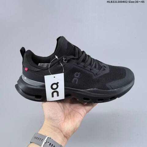 On Running Cloudpulse Next All Black Dark Grey EU 36-45 Running Shoe Running Sneakers - Unisex (BS-69649)