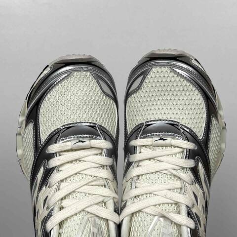 Mizuno Wave Prophecy LS D1 GA251101 Off White Silver Black Running Shoe Running Sneakers (BS-86784)
