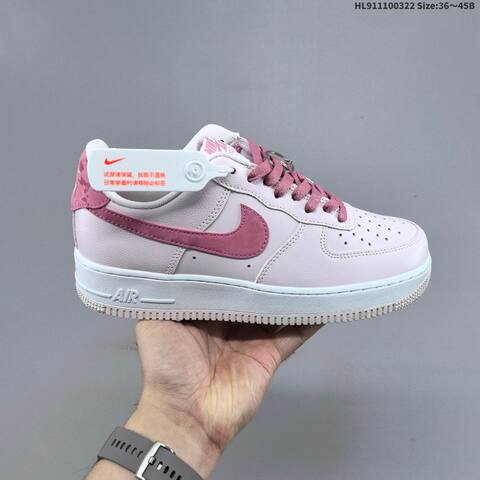 Nike Air Force 1 Low Light Pink Dark Pink White EU 36-45 Sneaker - Unisex (BS-61183)