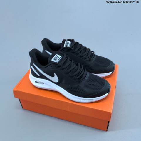 Nike Air Zoom Winflo 7X Black White Grey EU 36-45 Running Shoe - Unisex (BS-61136)