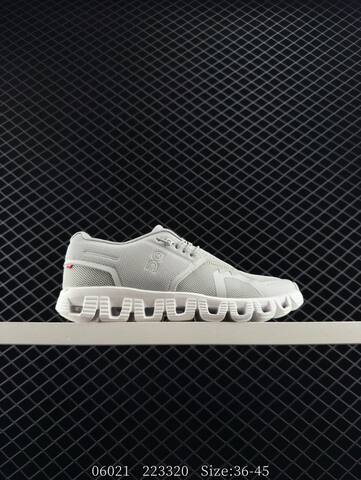 On Cloud 5 5998909 Grey White Black EU 36-45 Running Shoe Running Sneakers - Unisex (BS-85551)