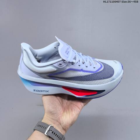 Nike Zoom Fly 6 White Purple Blue Red EU 36-45 Running Shoe - Unisex (BS-60914)