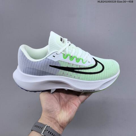 Nike Zoom Fly 5 White Black Green Blue EU 36-45 Running Shoe - Unisex (BS-61049)