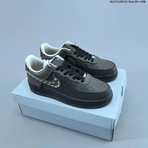 Nike Air Force 1 07 Dark Olive Black White EU 36-45 Sneaker - Unisex (BS-61609)