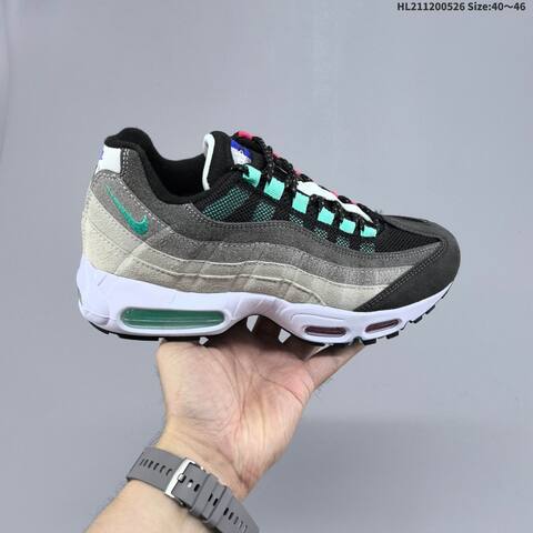 Nike Air Max 95 Black Grey White Silver EU 40-46 Running Shoe - Men's (BS-60125)